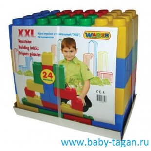 Полесье Конструкор строительный XXL, 24 элемента Артикул: 37503
