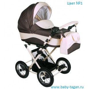 Lonex Детская коляска 2 в 1 CARROZZA на ремнях