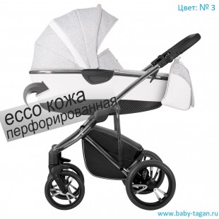 BEBETTO Детская коляска 2 в 1 BRESSO PREMIUM CLASS (ecco кожа с перфорацией+ткань) BEBETTO Детская коляска 2 в 1 BRESSO PREMIUM CLASS (ecco кожа с перфорацией+ткань)