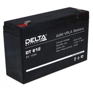 DELTA Аккумулятор DT 6V 12Ah DELTA Аккумулятор DT 6V 12Ah