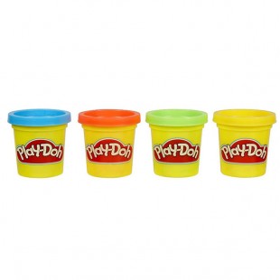 Набор 23241 PLAY-DOH из 4 мини баночек в ассортименте HASBRO