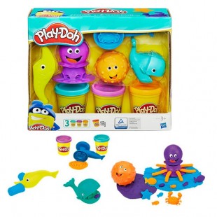 Набор B1378 PLAY-DOH пластилина "Подводный мир" HASBRO