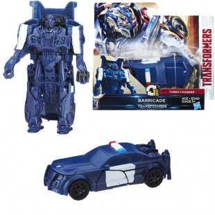 Hasbro Transformers C0884/C1313 Трансформеры 5: Уан-степ Баррикейд Hasbro Transformers C0884/C1313 Трансформеры 5: Уан-степ Баррикейд