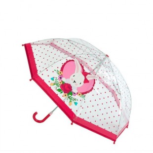 Зонт детский Rose Bunny прозрачный, 46 см., коллекция Lady Mary