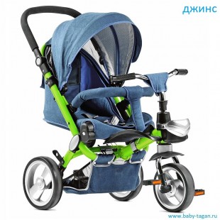 BLACK AQUA Велосипед трехколесный BA 801 колеса псевдорезина